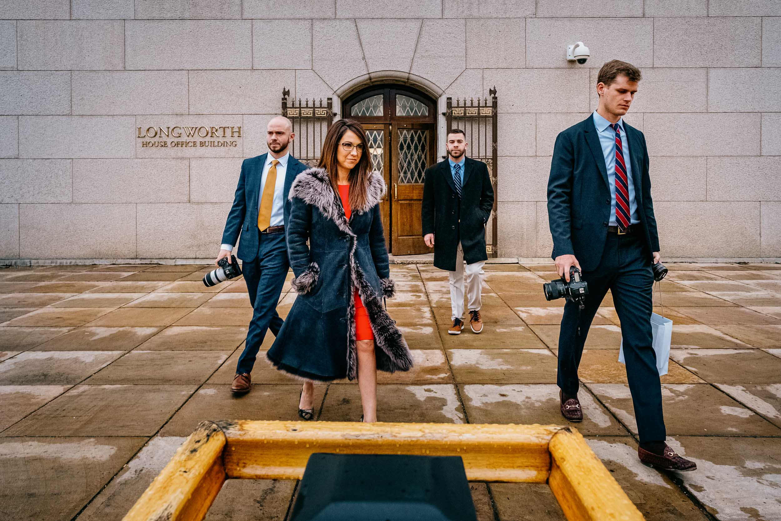 colorado representative lauren boebert exits capitol building