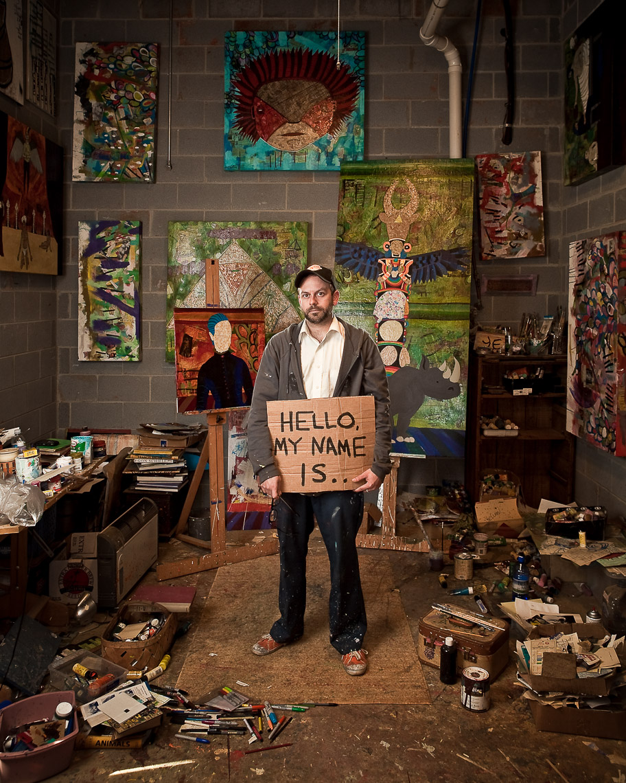 gabriel shaffer asheville artist portrait