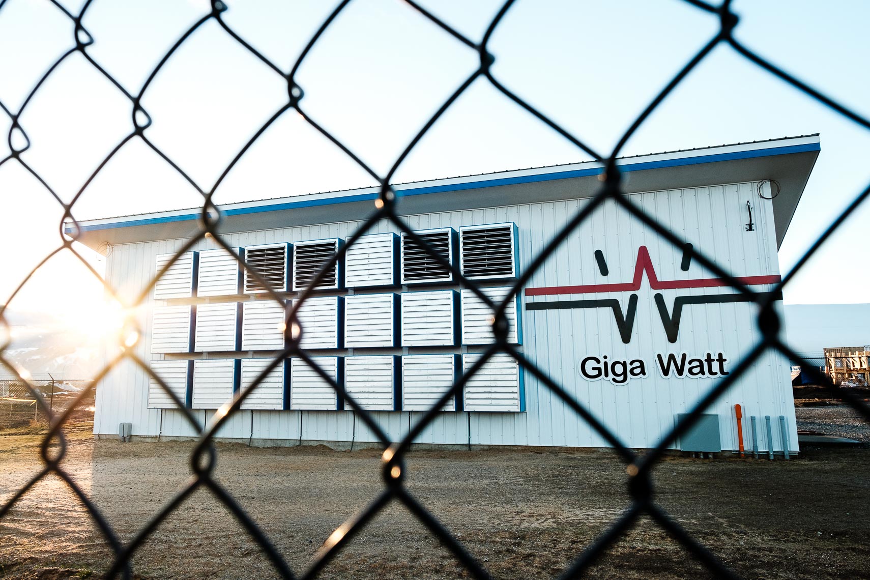 giga watt gigapod bitcoin mining center run by dave carlson in the columbia river valley in central washington